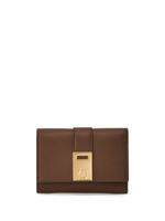 Ferragamo portefeuille bicolore Hug en cuir - Marron - thumbnail