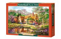 Twilight at Woodgreen Pond Puzzel 3000 Stukjes