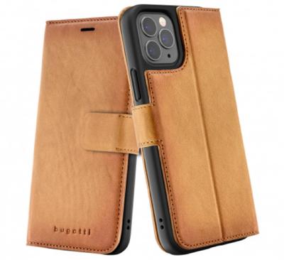 Bugatti Zurigo Wallet case iPhone 12 / iPhone 12 Pro bruin - 8718846086837