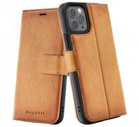 Bugatti Zurigo Wallet case iPhone 12 / iPhone 12 Pro bruin - 8718846086837