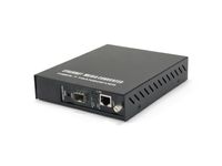 LevelOne GVM-1000 netwerk media converter 1000 Mbit/s Zwart - thumbnail