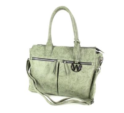 Trendy handtas schoudertas CATARINA grijs