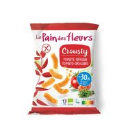 Chips gepoft tomaat basilicum glutenvrij bio vegan - thumbnail