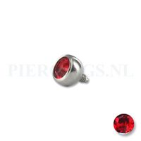 Dermal balletje 1.2 mm rood 4 mm