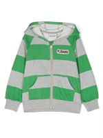 Mini Rodini hoodie à patch logo - Vert