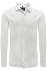 Marvelis Casual Modern Fit Overshirt gebroken wit, Effen