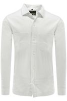 Marvelis Casual Modern Fit Overshirt gebroken wit, Effen - thumbnail