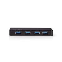 USB-Hub - USB-A Male - 4x USB A Female - 4-Poorts poort(en) - USB 3.2 Gen 1 - Netvoeding/USB Gevoed - 4x USB