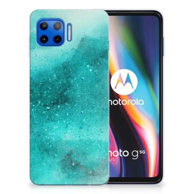 Hoesje maken Motorola Moto G 5G Plus Painting Blue Hoesje maken Motorola Moto G 5G Plus Painting Blue