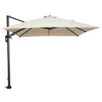 Garden Impressions Hawaii parasol - 300x300 cm - carbon black - ecru - thumbnail