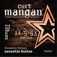 Curt Mangan Phosphor Bronze 11.5-53 snarenset voor staalsnarige akoestische gitaar - thumbnail