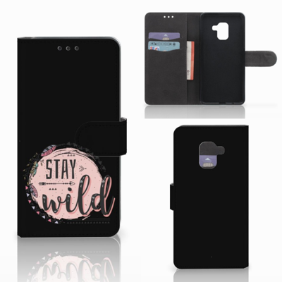 Samsung Galaxy A8 2018 Leuk Hoesje Boho Stay Wild