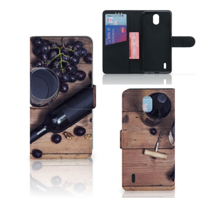 Nokia 1.3 Book Cover Wijn