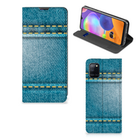 Samsung Galaxy A31 Hippe Standcase Jeans - thumbnail