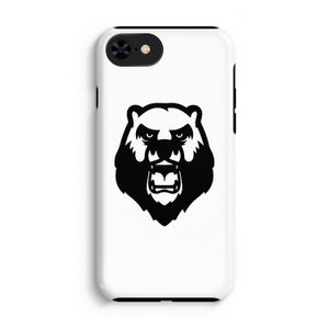 Angry Bear (white): iPhone 8 Tough Case