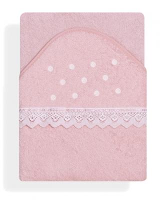 Interbaby badcape Stippen junior 100 cm katoen Interbaby badcape Stippen junior 100 cm katoen