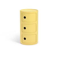 Kartell Componibili Bio, 3 elementen, geel