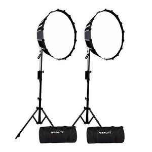 Nanlite Forza 60BII LED Bi-Color Dual Kit (met lightstand en softbox)