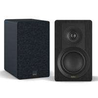 DALI KUPID Premium Compacte Passieve HiFi-plankluidspreker, 2-weg design met 4,5 inch woofer en 1 inch tweeter, inclusief wandhouder (paar) - Black Ash