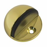 AMIG Deurstopper/deurbuffer - 1x - D45mm - inclusief schroeven - goud