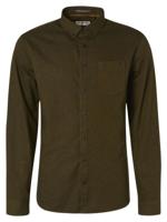 Shirt long sleeve flannel moss