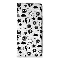 Mobiel BookCase OnePlus Nord 2T Silver Punk - thumbnail