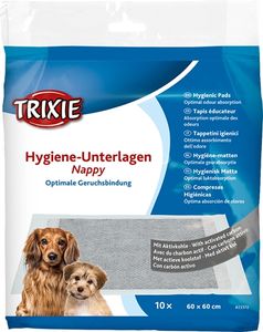 TRIXIE PUPPYPADS NAPPY MET KOOLSTOF 60X60 CM 10 ST