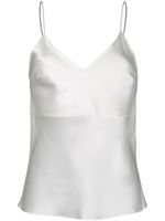 Gilda & Pearl top en soie Sophia - Blanc