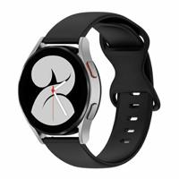 By Qubix - Solid color sportband - Zwart - Compatible met Xiaomi Redmi Watch 5 Active/Redmi Watch 5 Lite - Compatible Xiaomi bandje