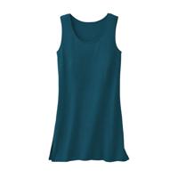 Longtop van bourette-zijde, petrol 34