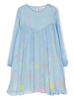 Stella McCartney Kids robe à étoiles imprimées - Bleu - thumbnail