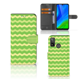 Huawei P Smart 2020 Telefoon Hoesje Waves Green