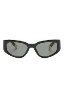 Jacquemus lunettes de soleil à monture rectangulaire - Noir