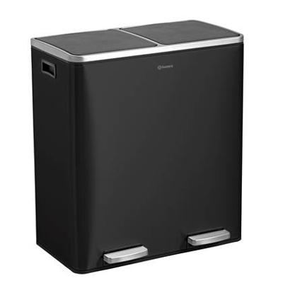 Homra Quickx Pedaalemmer 60 Liter (30+30 Liter) Homra Quickx Pedaalemmer 60 Liter (30+30 Liter)