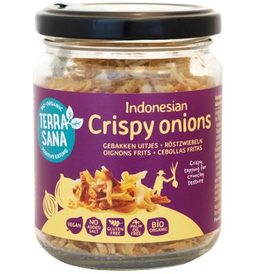 Indonesische gebakken uitjes bio