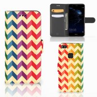 Huawei P10 Lite Telefoon Hoesje Zigzag Multi Color