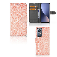 Xiaomi 12 Pro Telefoon Hoesje Pattern Orange - thumbnail