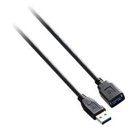 V7 V7E2USB3EXT-1.8M USB 3.0 verlengkabel (stekker-A naar vrouwelijke A, 1,8 m) zwart