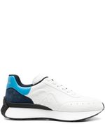 Alexander McQueen baskets Sprint Runner en cuir - Blanc