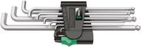 Wera 950 PKLS/9 SM SB Stifsleutelset, metrisch, verchroomd, 9 -delig - 1 stuk(s) - 05073594001