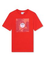 BOSS Kidswear t-shirt en coton à imprimé graphique - Rouge