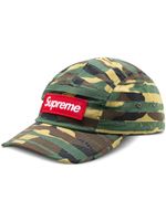 Supreme casquette superposée à motif camouflage - Vert - thumbnail