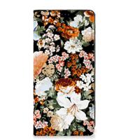 Smart Cover voor OnePlus 12 Dark Flowers - thumbnail