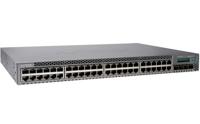 Juniper EX Series EX4300-48P - Switch - C3 - gemanaged - 48x10/100/1000 (PoE+) + 4x 40 Gigabit Qagno+ - luchtstroom van voor naar achteren - Rackmount - PoE+ (900W)