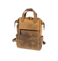 1 vaks toploader rugzak hunter bruin