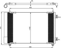 Condensor, airconditioning 35899