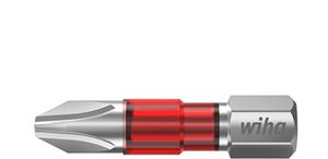 Wiha 42539 Kruis-bit PH 2 Molybdeen-vanadium-staal Gehard 25 stuk(s)