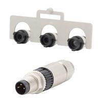 Harting 21 02 151 1305 Sensor/actuator connector, niet geassembleerd M8 Aantal polen: 3 Stekker, recht 1 stuk(s)