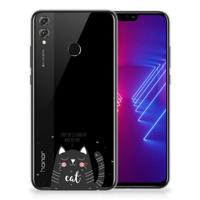 Honor 8X Telefoonhoesje met Naam Cat Good Day