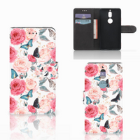 Nokia 7 Hoesje Butterfly Roses